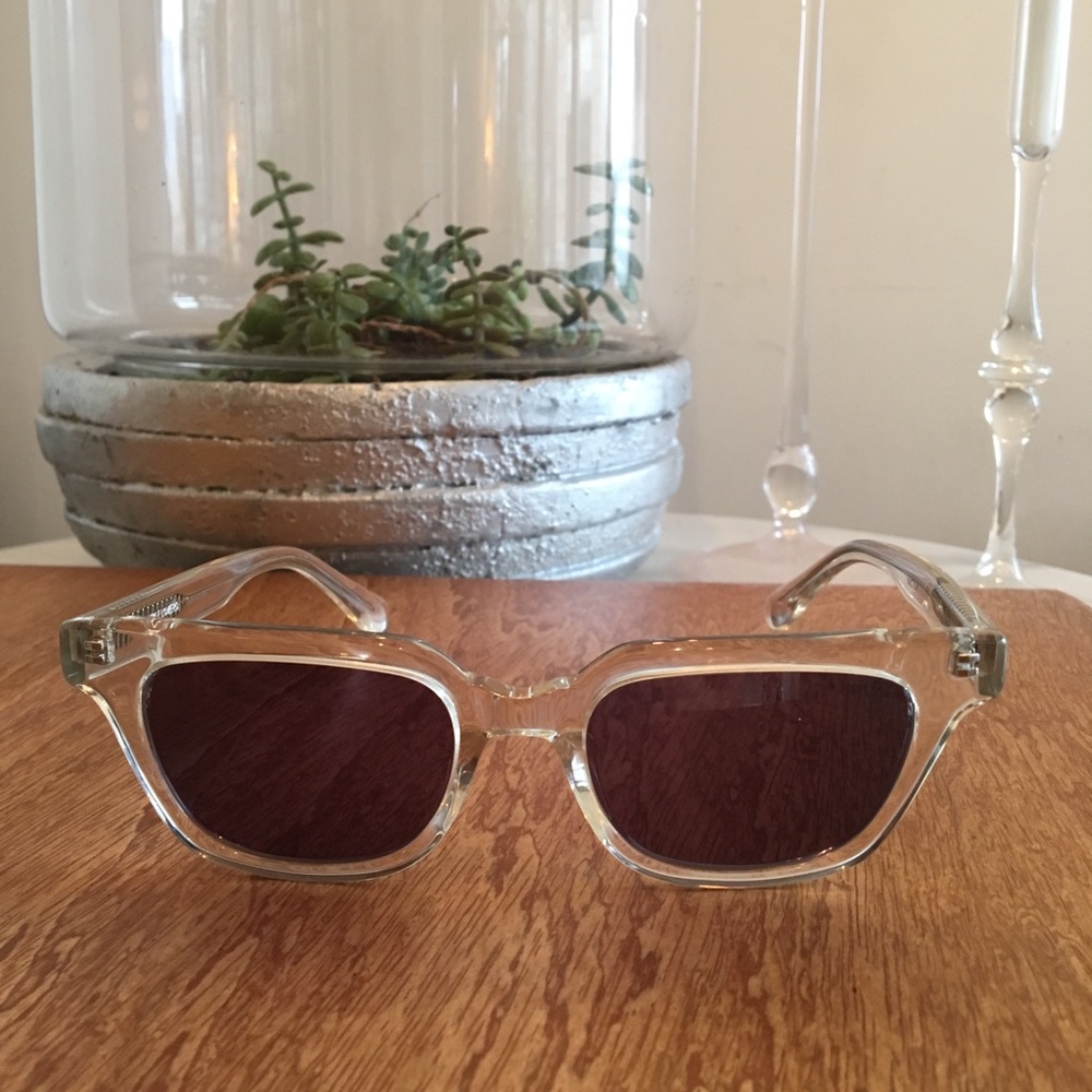 DOUBLE LOVERS SUNGLASSES clear/ sky blue